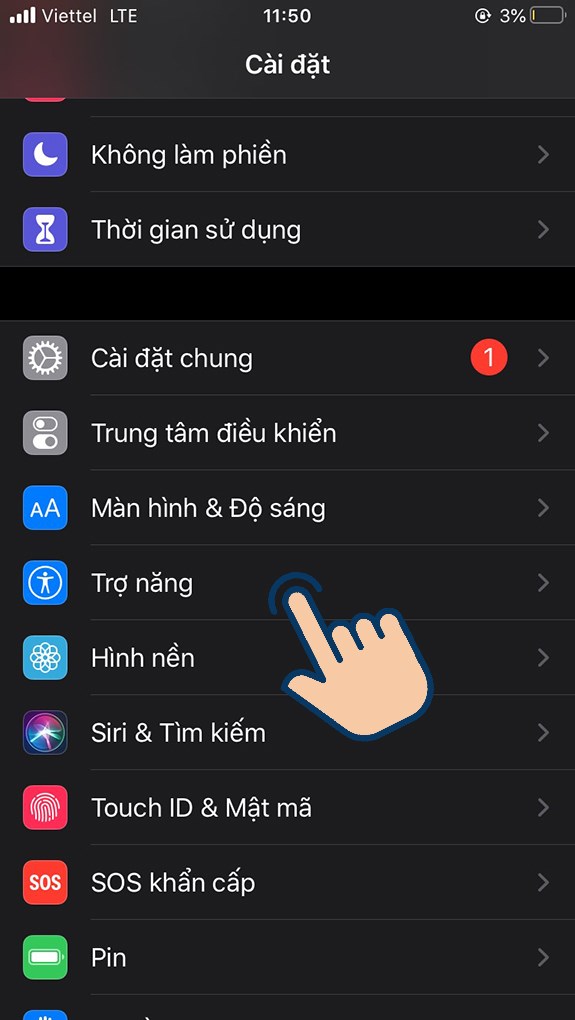 Bật nút Home trên iPhone đối với iOS 13 trở về sau 